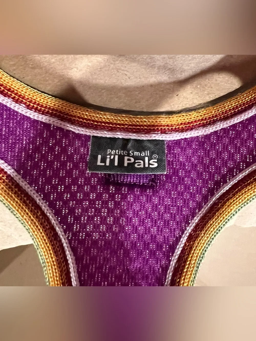 Li'l Pals Comfort Mesh Step In Back Clip Dog Harness Petite Small 10”- 12” chest
